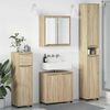 vidaXL Set de mobilier pentru baie 4 pcs Stejar Sonoma Lemn compozit