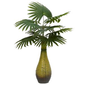 vidaXL Plantă artificială de palmier 9 frunze 65 cm verde