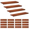 vidaXL Trepte de scară 20 buc. 90 x 30 x 2 cm Maro Lemn de fag masiv