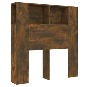 vidaXL Dulap tăblie, stejar fumuriu, 100x18,5x102,5 cm