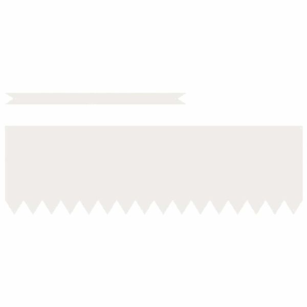 vidaXL Margine pentru gazon 30 pcs Alb 100 x 0.05 x 20 cm