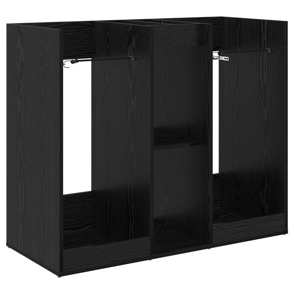 vidaXL Dulap Golf Simplu Stejar Negru 102 x 45 x 85,5 cm