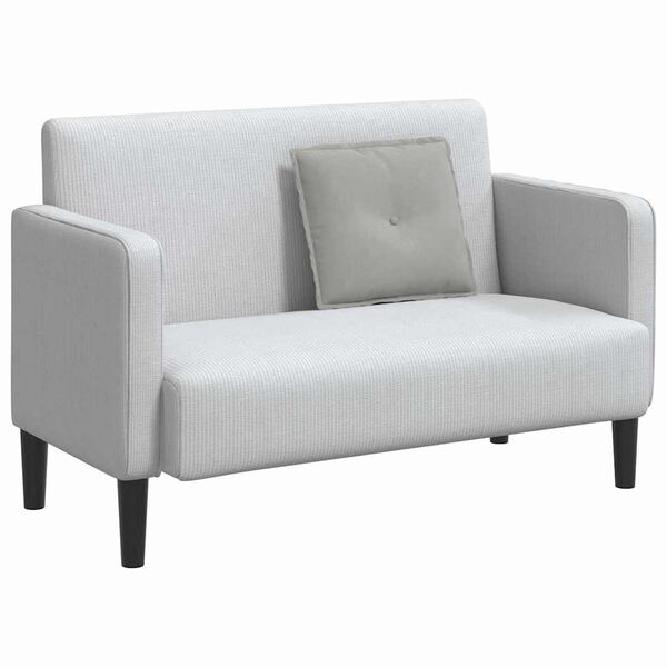 vidaXL Perna pentru spate Gri deschis 50 x 45 cm