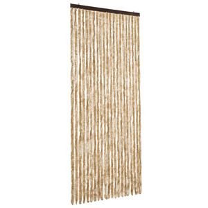 vidaXL Perdea pentru insecte, bej, 90x220 cm, Chenille