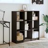 vidaXL Bibliotecă, negru, 102x32x108 cm, lemn prelucrat