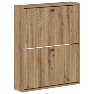vidaXL Dulap pentru pantofi montat pe perete ALKMAAR 71 x 17 x 86 cm