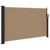 vidaXL Copertină laterală retractabilă, gri taupe, 120 x 600 cm