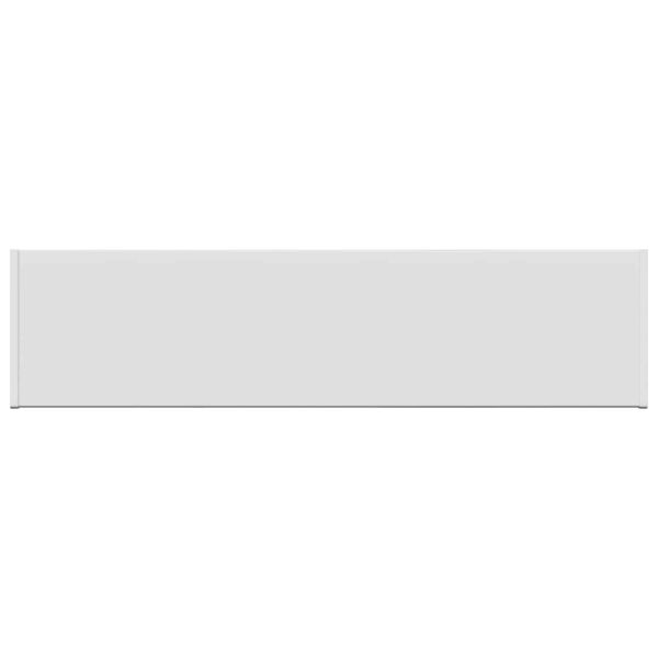 vidaXL Prag de fereastră Alb 80 x 25 x 4,5 cm PVC