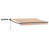 vidaXL Cort electric retractabil 3 x 2,5 m 100% Poliester și Aluminiu