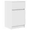 vidaXL Noptiera alb 39x35x65 cm lemn prelucrat