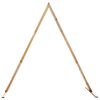 vidaXL Arc de nuntă Maro deschis 202 x 95 x 254 cm Lemn de pin masiv