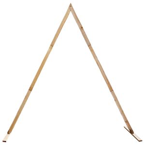 vidaXL Arc de nuntă Maro deschis 202 x 95 x 254 cm Lemn de pin masiv