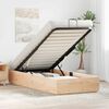vidaXL Cadru de pat otoman natural 80 x 200 cm Lemn masiv de pin