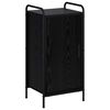 vidaXL Bufet Stejar Negru 97 x 33 x 81 cm Lemn prelucrat