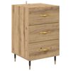 vidaXL Dulap de noapte Stejar Artizanal 40 x 40 x 66 cm Lemn prelucrat
