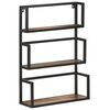 vidaXL Raft de perete, 60x20x85 cm, lemn masiv reciclat