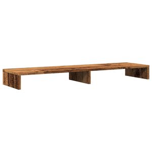 vidaXL Suport monitor, lemn vechi, 100x27x10 cm, lemn prelucrat