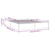 vidaXL Cadru de pat, alb, 140x190 cm, lemn masiv