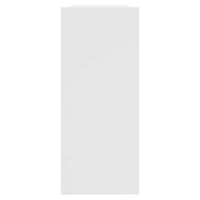 vidaXL Bibliotecă/Separator cameră, alb, 100x30x72 cm