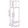 vidaXL Dulap de baie, stejar artizanal, 33x33x120,5 cm, lemn prelucrat
