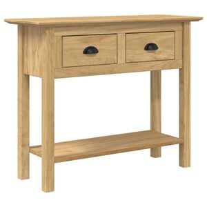 vidaXL Masă de consolă BODO Maro miere 91 x 34.7 x 74 cm