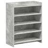 vidaXL Dulap pentru pantofi Gri Beton 73,5 x 36 x 92 cm Lemn prelucrat