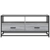 vidaXL Măsuță de cafea, gri sonoma, 100x50x45 cm, lemn prelucrat/metal