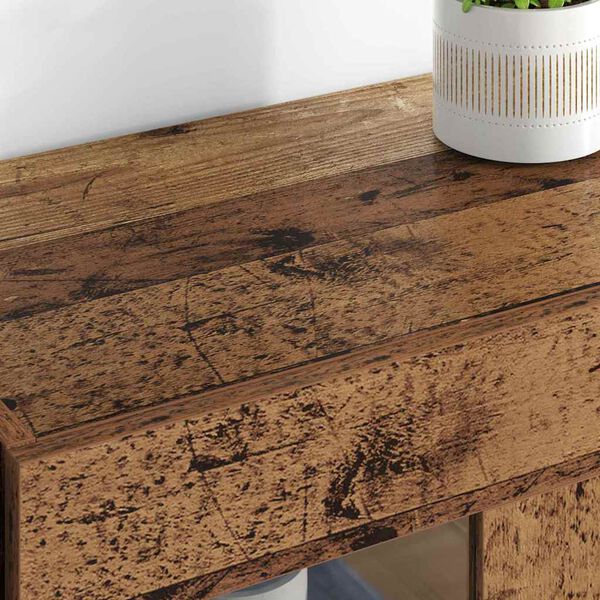 vidaXL Dulapuri de perete 2 pcs Lemn Vechi 69,5 x 34 x 90 cm