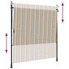 vidaXL Jaluzea rulou de exterior galben/alb 200x270 cm țesătură/oțel