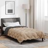 vidaXL Duvet de iarnă Antracit și Taupe 200 x 155 cm Microfibră