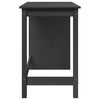 vidaXL Birou Gri 112 x 50 x 75 cm Lemn de pin masiv