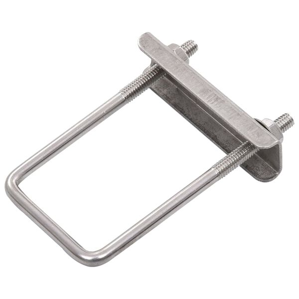 vidaXL Clemă de prindere tip U pentru stâlp gard, 60x40 mm, 25 seturi