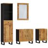 vidaXL Set mobilier de baie, 4 piese, lemn masiv de mango