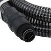 vidaXL Furtun de aspirație cu racorduri din PVC, negru 1" 7 m, PVC