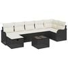 vidaXL Set de canapele pentru grădină 8 buc. Rattan poli