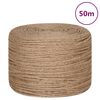 vidaXL Funie de iută 50 m lungime, 6 mm grosime