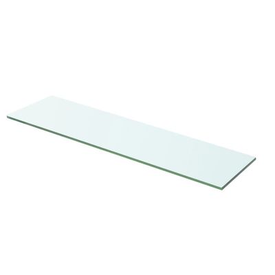 vidaXL Rafturi, 2 buc., 60 x 12 cm, panouri sticlă transparentă