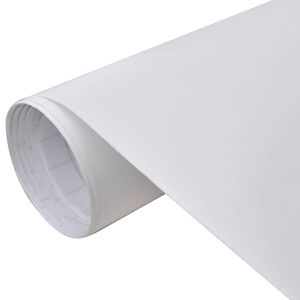 vidaXL Folii auto, 2 buc., alb mat, 100x150 cm + 50x150 cm