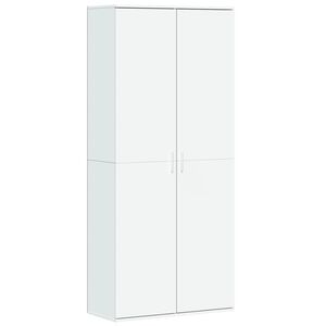 vidaXL Dulap &icirc;nalt, alb, 80x35x180 cm, lemn prelucrat