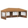 vidaXL Cort de Petrecere Pop-up 575 x 289 x 245 cm Bej