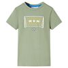 Tricou pentru copii, kaki deschis, 128