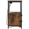 vidaXL Dulap de noapte cu sertar 2 pcs Stejar fumuriu 40 x 31 x 60 cm