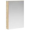 vidaXL Dulap cu oglindă pentru baie Stejar Sonoma 40 x 10,5 x 60,5 cm