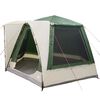 vidaXL Cort de Camping Cabină Verde 420 x 420 x 227 cm Poliester