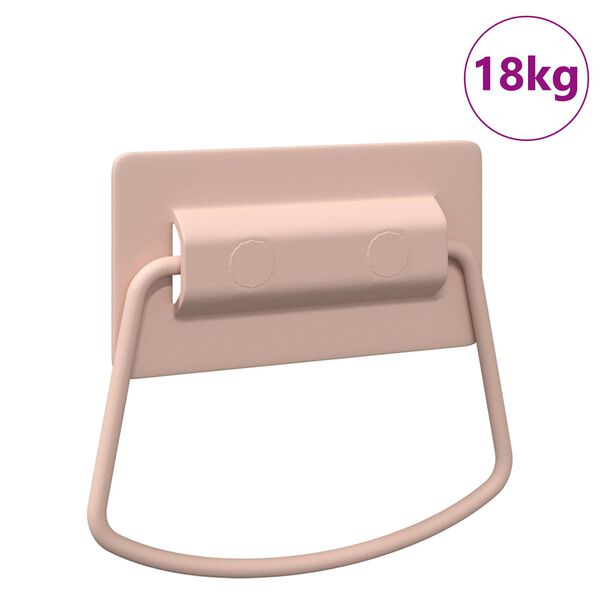 vidaXL M&acirc;nere pentru dulap Roz 85 x 45 mm Metal