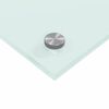 vidaXL Spate de bucătărie Alb 110 x 50 x 0,6 cm sticlă securizată