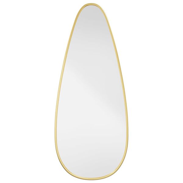 vidaXL Oglindă de perete, auriu, 60x25 cm