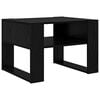 vidaXL Masă de cafea Stejar Negru 66 x 53 x 45 cm Lemn prelucrat