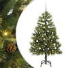 vidaXL Pom de Crăciun Artificial cu Ramuri Articulare și Conuri 150 cm