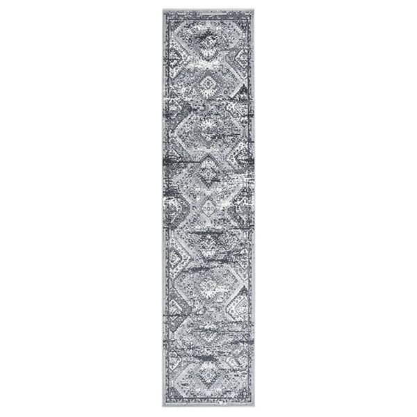 vidaXL Covor traversă, gri oriental, 80x350 cm, BCF